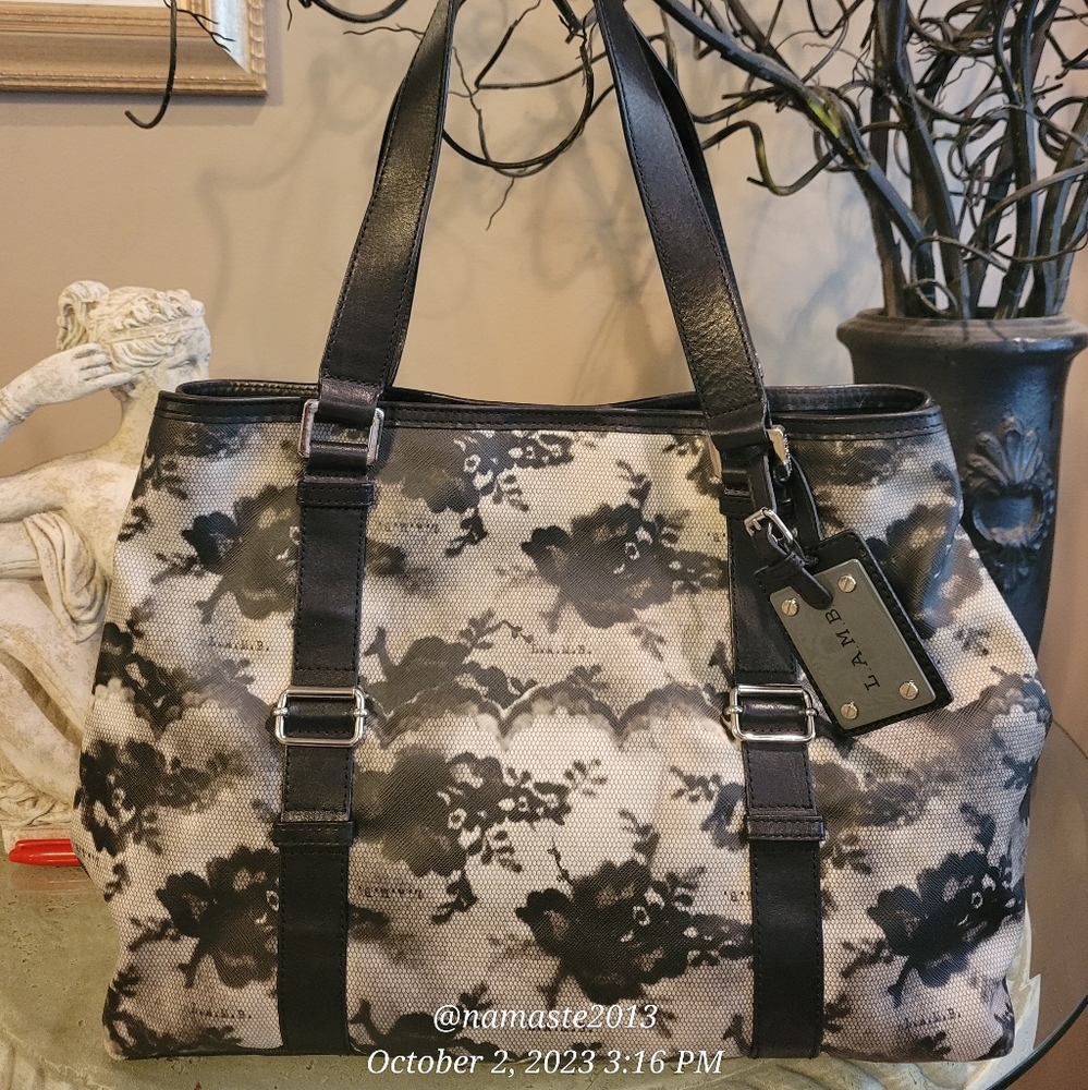 L.A.M.B. by Gwen Stefani Lace Tote Shoulder Bag Luxury Designer Handbag #550
